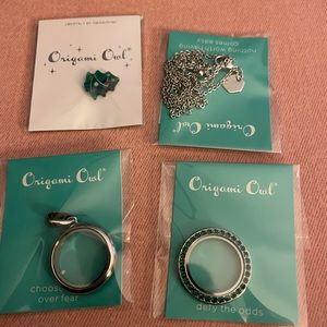 Origami Owl Christmas Mini locket set